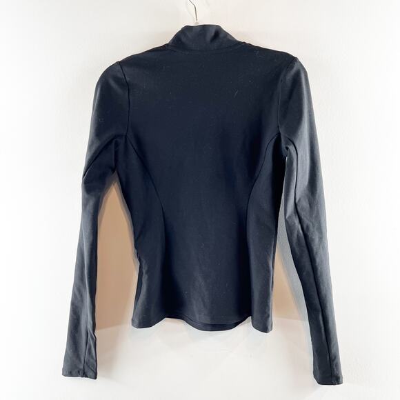 Alo Alosoft 1/2 Zip Rapid Pullover Jacket Black Small - Picture 5 of 5